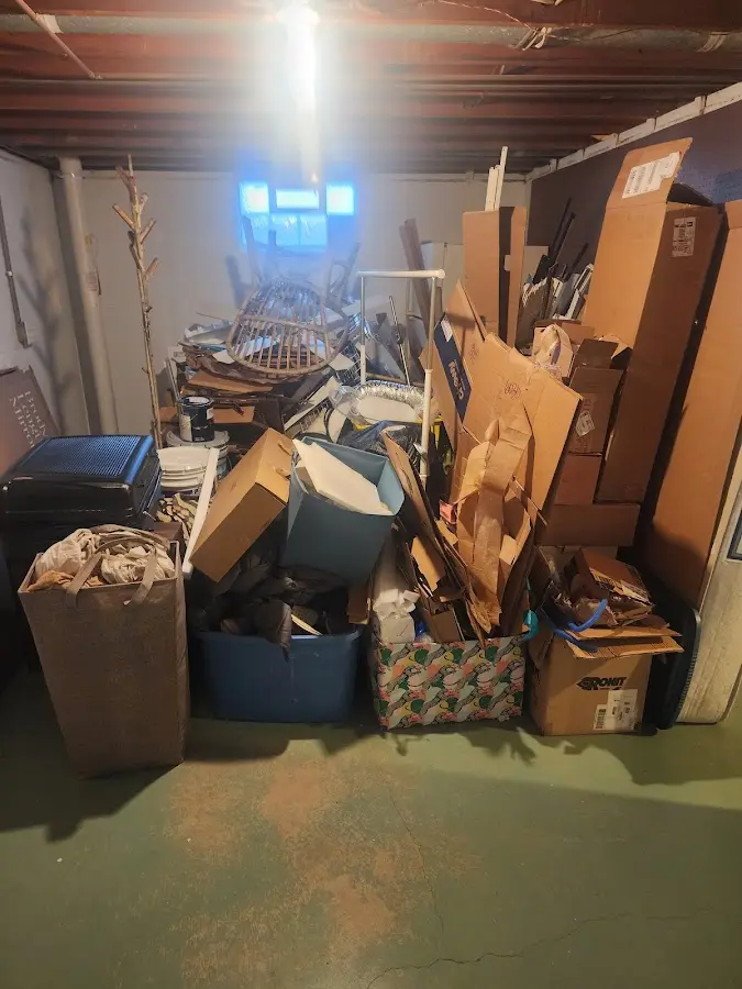 Roll-off dumpster container at job site for Construction Dumpster Rental in West Union